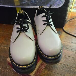 White dr martens 1461 shoes